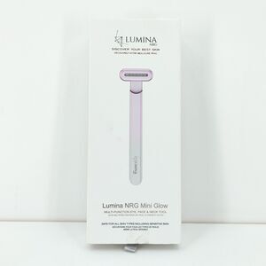 Lumina NRG Mini Glow 6459 Multi Function Eye Face Neck Tool Microcurrent Pre Own
